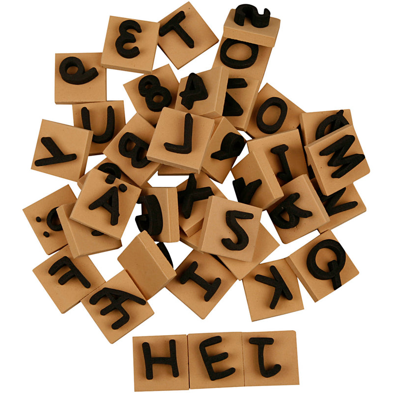 Afbeelding laden in galerijviewer, Creativ company foam stempelset, 42dlg.