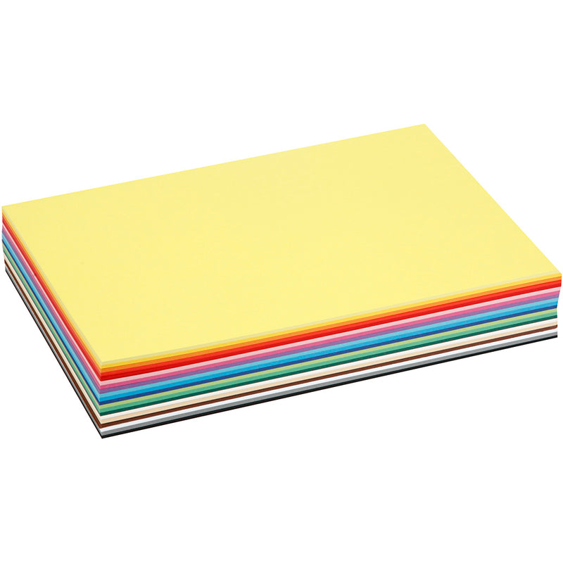 Afbeelding laden in galerijviewer, Creativ company gekleurd karton kleur a4, 180gr, 300 vellen