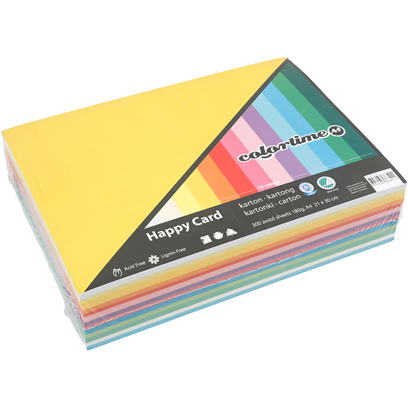 Afbeelding laden in galerijviewer, Creativ company lente karton kleur a4, 180gr, 300 vellen
