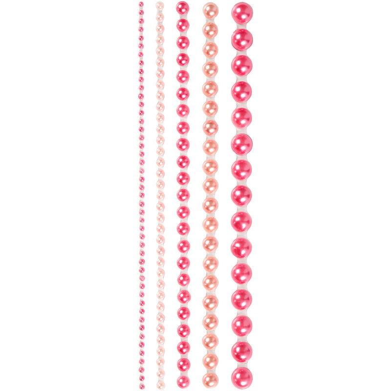 Afbeelding laden in galerijviewer, Creativ company halve plakparels roze 2-8mm, 140st.