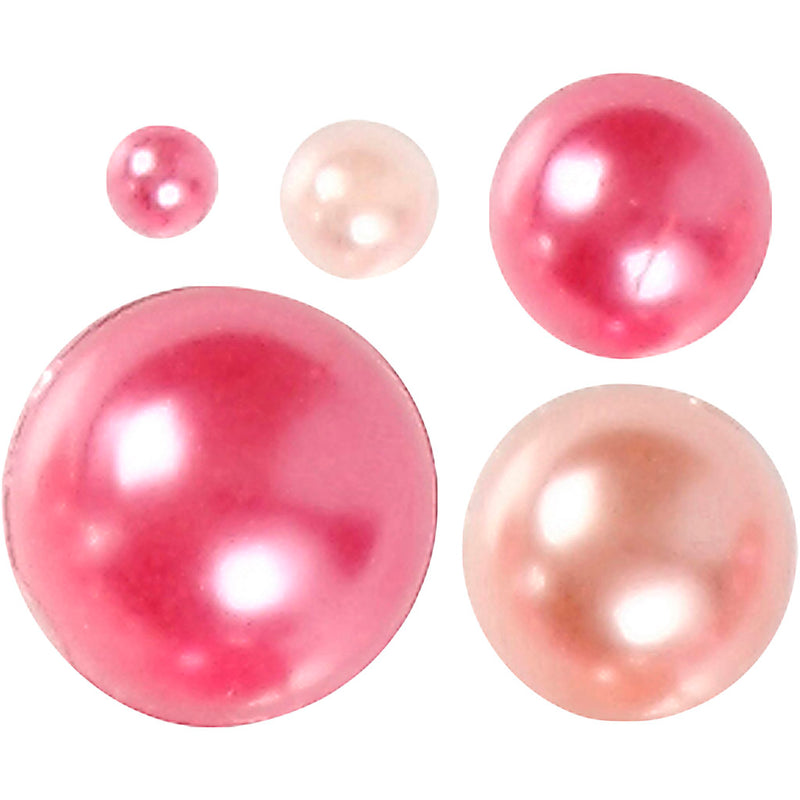 Afbeelding laden in galerijviewer, Creativ company halve plakparels roze 2-8mm, 140st.