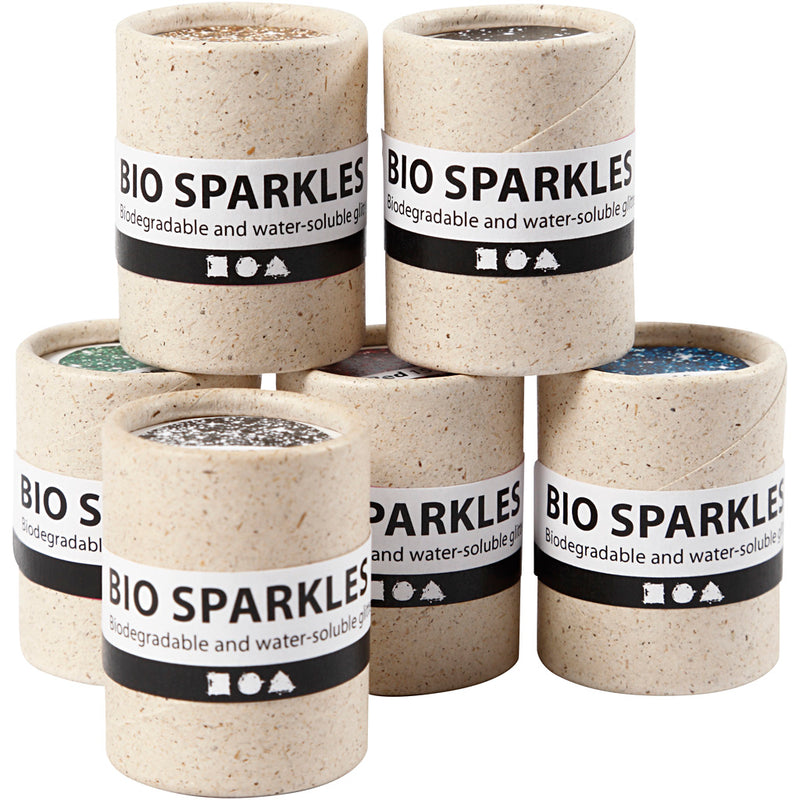 Afbeelding laden in galerijviewer, Creativ company bio glitter kleuren, 6x10gr