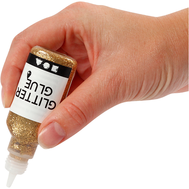 Afbeelding laden in galerijviewer, Creativ company glitterlijm goud, 25ml