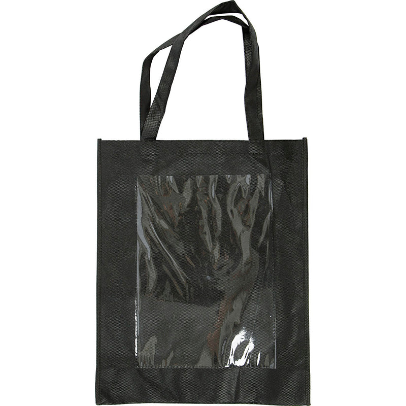 Afbeelding laden in galerijviewer, Creativ company zwarte schoudertas met plastic voorkant