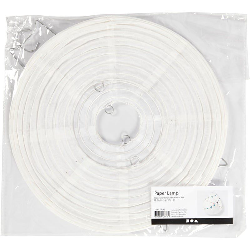 Afbeelding laden in galerijviewer, Creativ company rijstpapier lamp wit druppel, 27cm