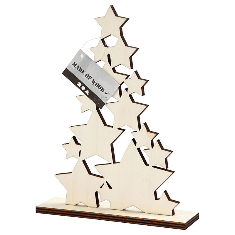 Afbeelding laden in galerijviewer, Creativ company houten kerstboom