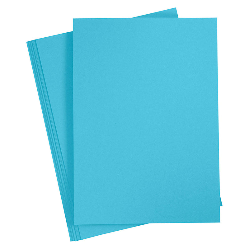 Afbeelding laden in galerijviewer, Creativ Company Gekleurd Karton Helder Blauw A4, 20 vel