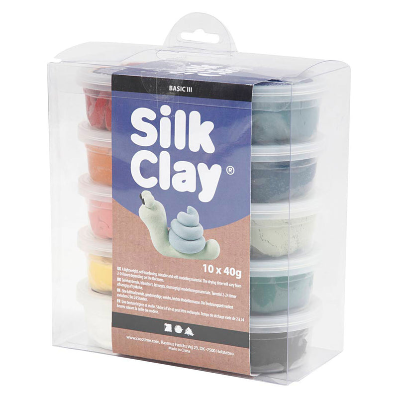 Afbeelding laden in galerijviewer, Creativ company silk clay, pastelkleuren, 10dlg.