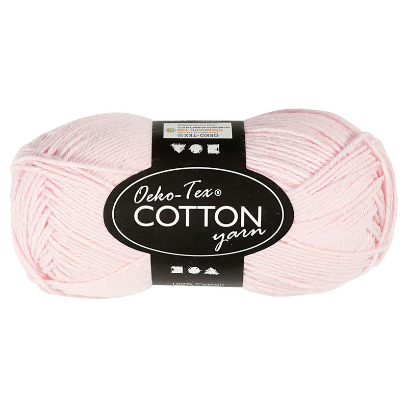 Afbeelding laden in galerijviewer, Creativ company katoengaren, dusty rose, 50gr, 170m