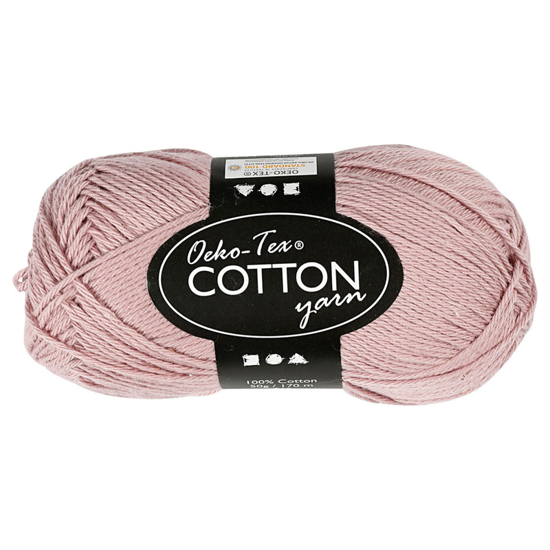 Afbeelding laden in galerijviewer, Creativ company katoengaren, lavendel, 50gr, 170m