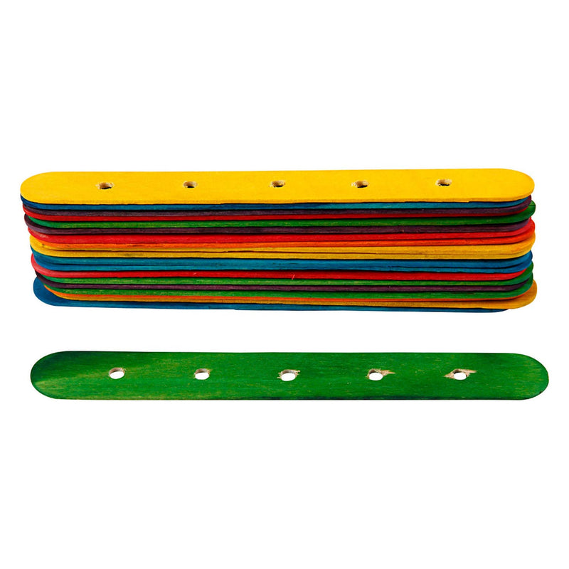 Afbeelding laden in galerijviewer, Creativ company https: www.cchobby.nl constructiestokjes-l-15-cm-b-1-8-cm-gatgrootte-4-mm-diverse-kleuren-20-div-1-doos