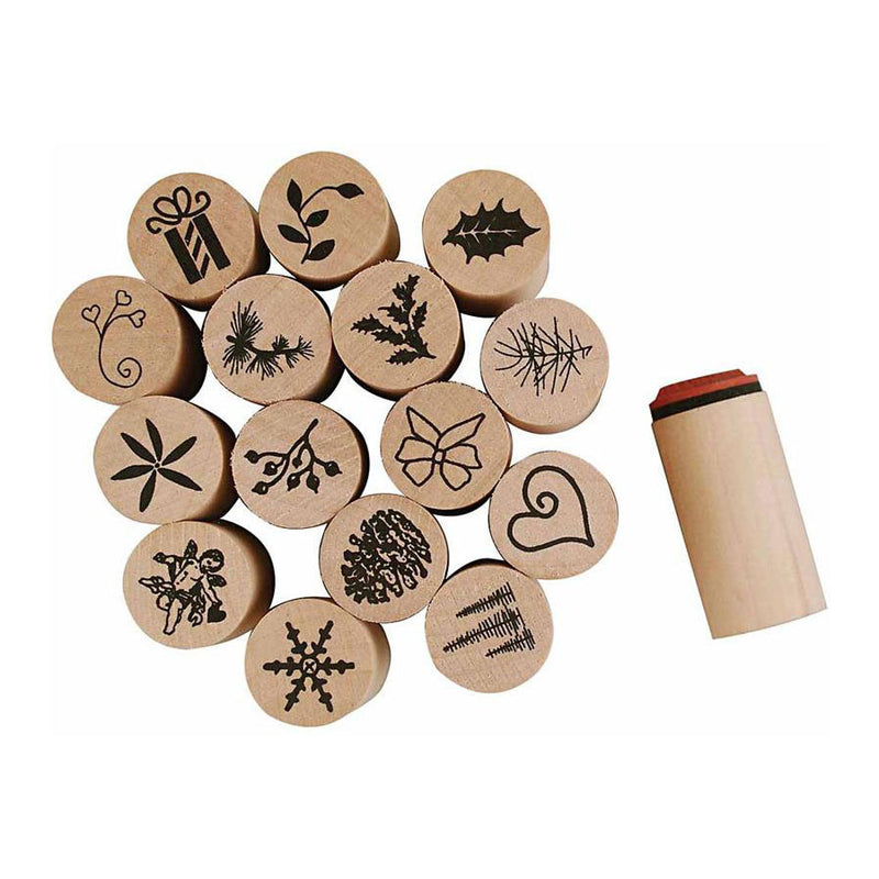 Afbeelding laden in galerijviewer, Creativ company deco art stempels kerst, 15dlg.