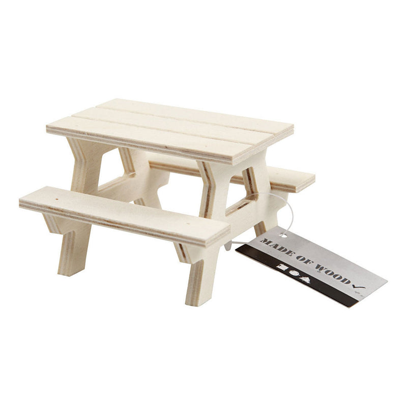 Afbeelding laden in galerijviewer, Creativ company houten mini picknicktafel