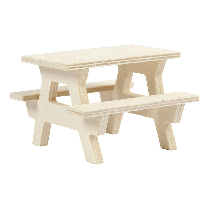 Afbeelding laden in galerijviewer, Creativ company houten mini picknicktafel