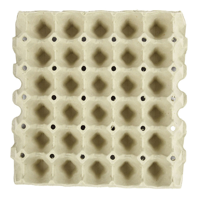 Afbeelding laden in galerijviewer, Creativ company eiertray karton knutsel 29x29cm 20 stuks grijs.
