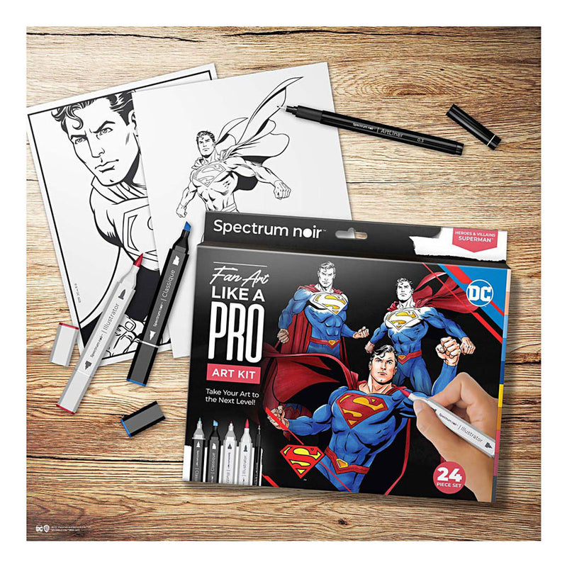 Afbeelding laden in galerijviewer, Creativ company https: www.cchobby.nl hobbyset-illustratie-superman-diverse-kleuren-1-doos