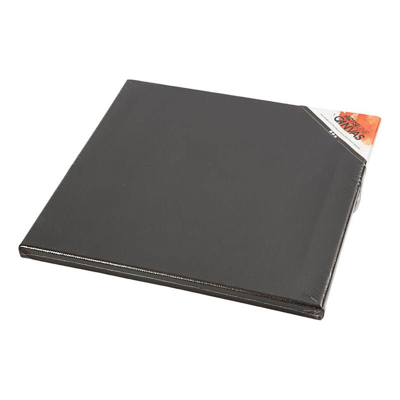 Afbeelding laden in galerijviewer, Creativ company artistline canvas zwart 30x30cm, 10st.
