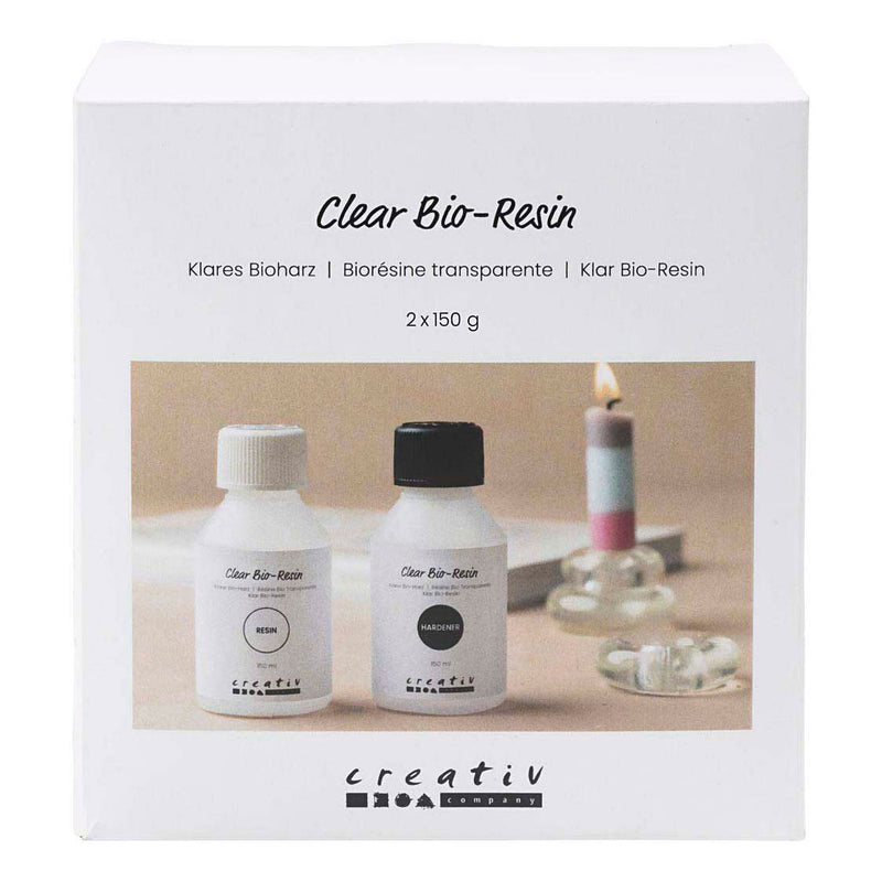 Afbeelding laden in galerijviewer, Creativ company transparante bio-hars - 2x150ml.