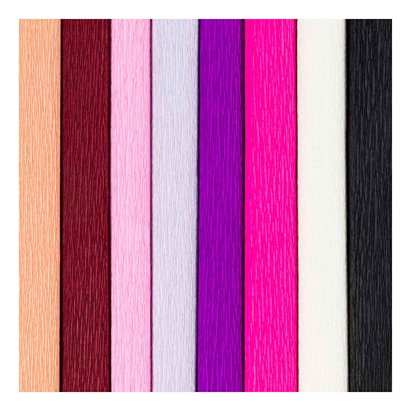 Afbeelding laden in galerijviewer, Creativ company crepepapier paars en roze harmonie - 8st.