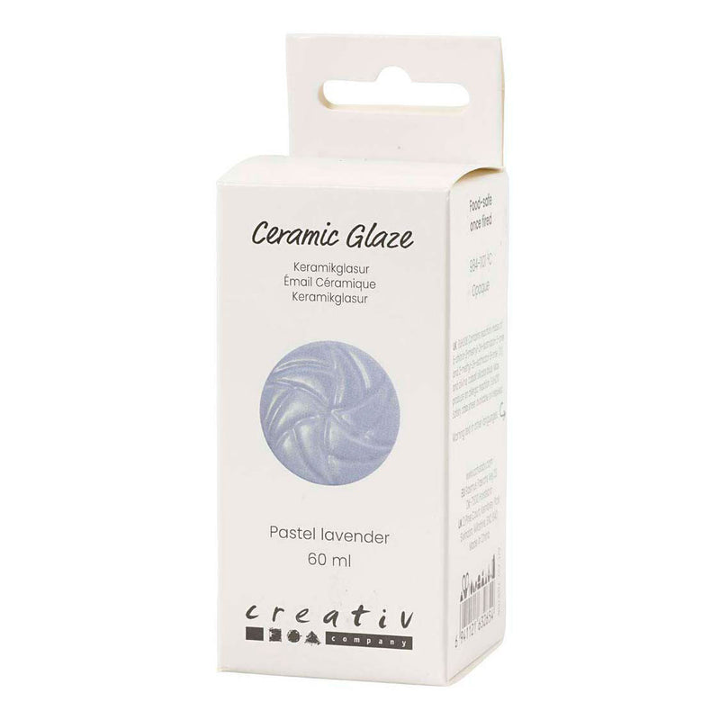 Afbeelding laden in galerijviewer, Creativ company keramiek glazuur 984-1101 c dekkend pastel lavender - 60ml