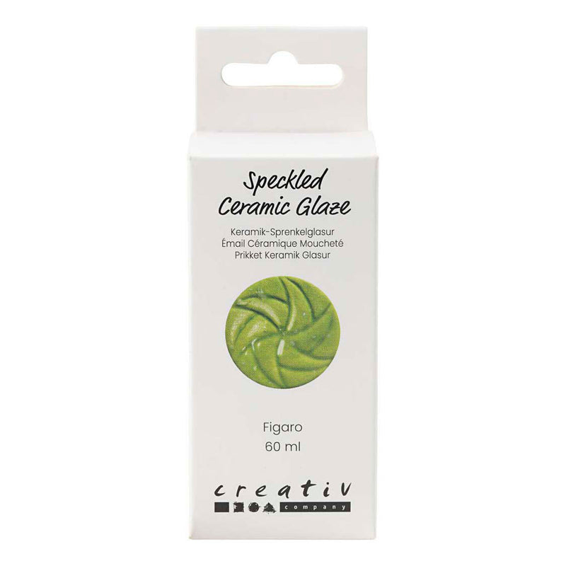 Afbeelding laden in galerijviewer, Creativ company gespikkeld keramiek glazuur 999-1060 c dekkend figaro - 60ml