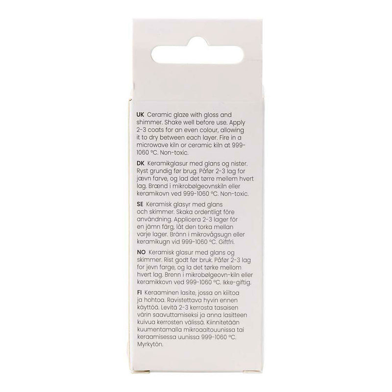Afbeelding laden in galerijviewer, Creativ company gespikkeld keramiek glazuur 999-1060 c dekkend figaro - 60ml