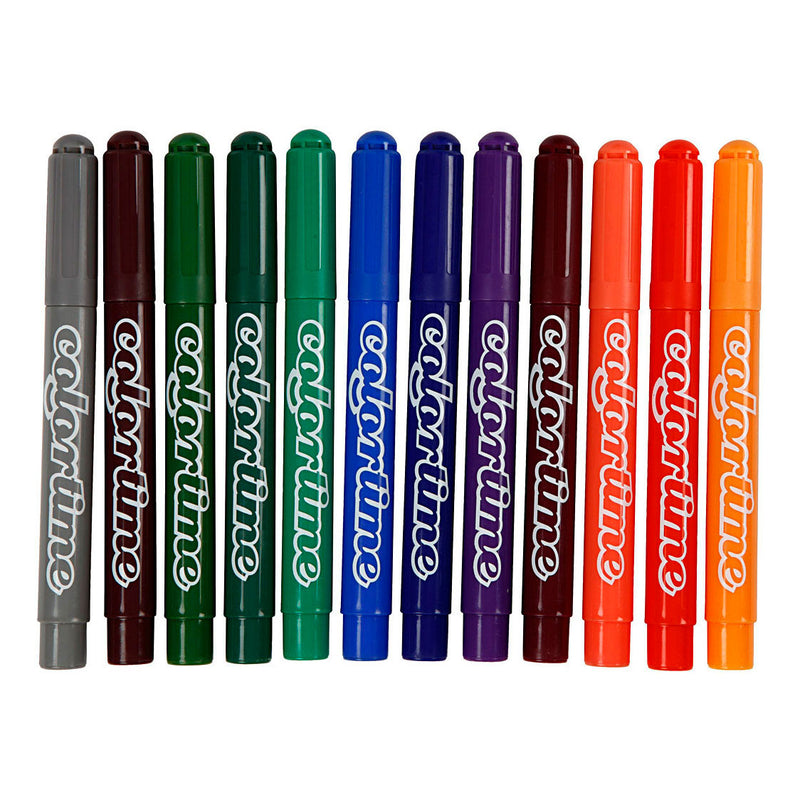 Afbeelding laden in galerijviewer, Creativ company colortime stiften - lijndikte 5mm - 12st..