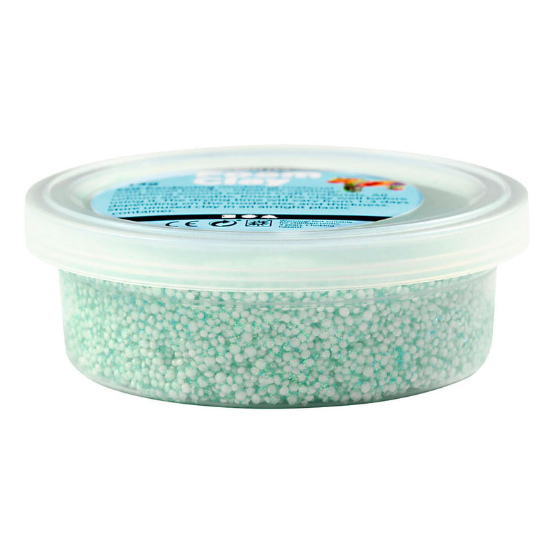 Afbeelding laden in galerijviewer, Creativ company foam clay glitter lichtgroen - 35gr.