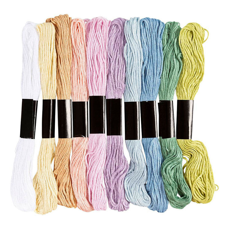 Afbeelding laden in galerijviewer, Creativ company borduurgaren pastelkleuren - dikte 1mm - 10x8m