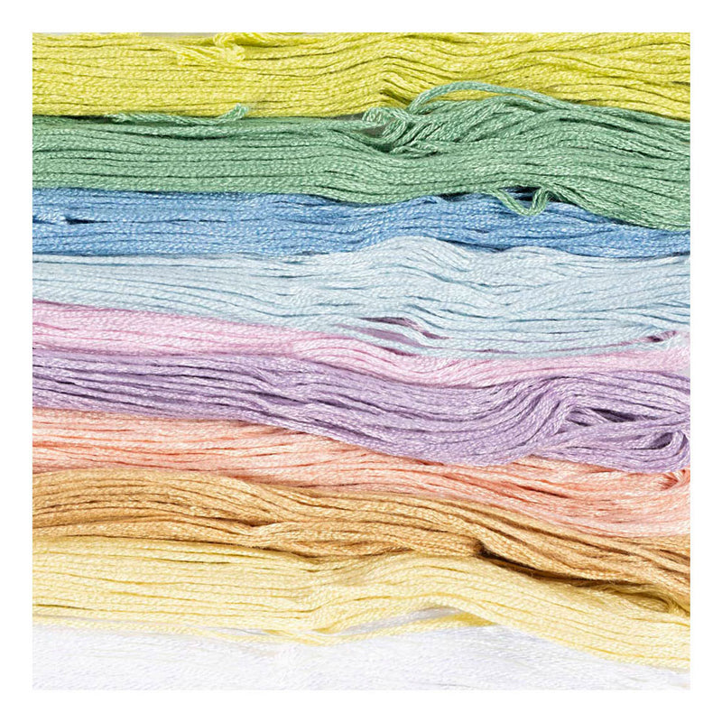 Afbeelding laden in galerijviewer, Creativ company borduurgaren pastelkleuren - dikte 1mm - 10x8m