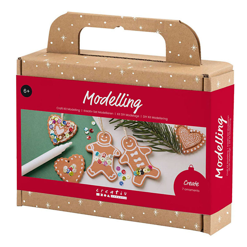 Afbeelding laden in galerijviewer, Creativ company hobbyset boetseren kleine kerstfiguren