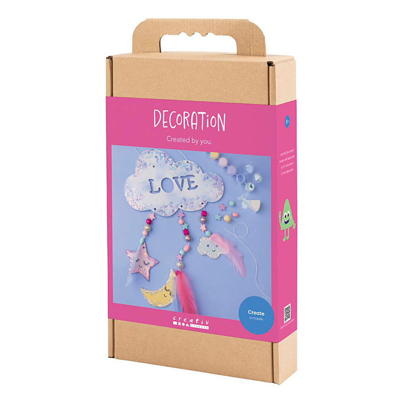 Afbeelding laden in galerijviewer, Creativ company hobbyset decoratie - wolkje, maan en ster