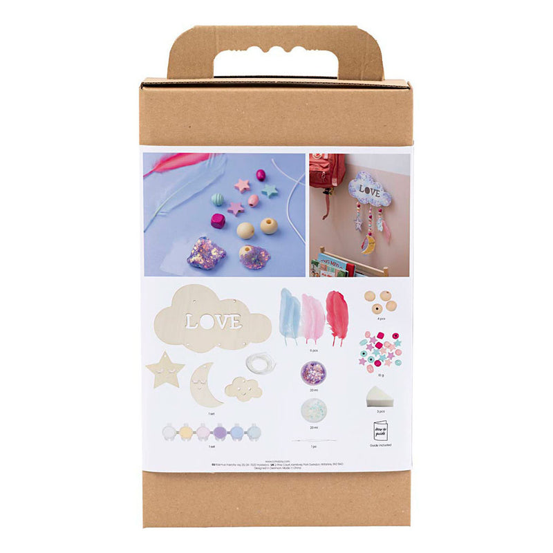 Afbeelding laden in galerijviewer, Creativ company hobbyset decoratie - wolkje, maan en ster