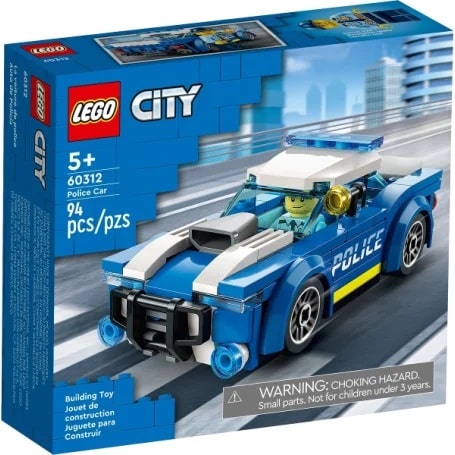 Afbeelding laden in galerijviewer, Lego ® city politiewagen 60312 bouwset voor kinderen vanaf 5 jaar; inclusief een minifiguur van een politieagent met een zaklamp en politiepet (94 onderdelen)