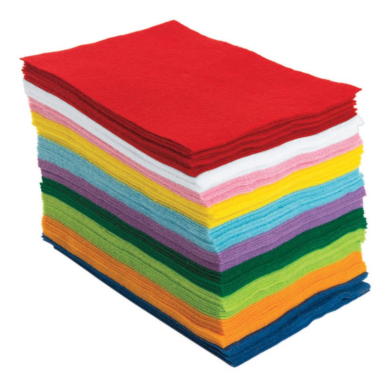 Afbeelding laden in galerijviewer, Colorations - easy vilt vellen, set van 100 (10 kleuren)