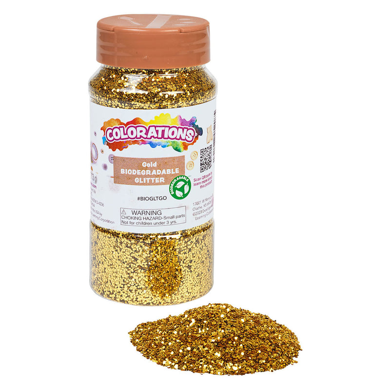Afbeelding laden in galerijviewer, Colorations - biologische afbreekbare glitter - goud, 113 gram