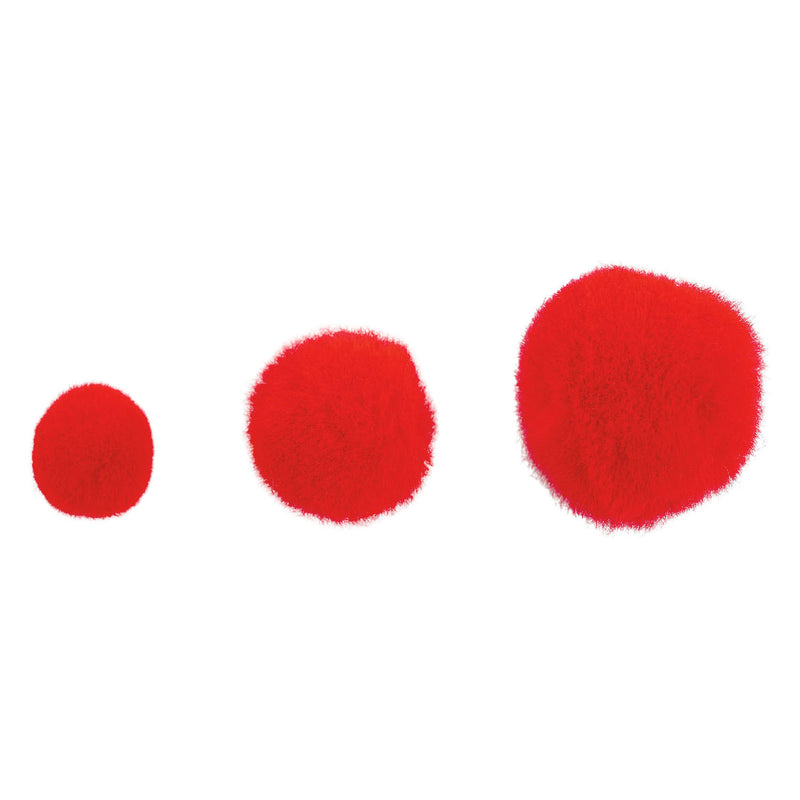 Afbeelding laden in galerijviewer, Colorations - pom poms rood, 100st.