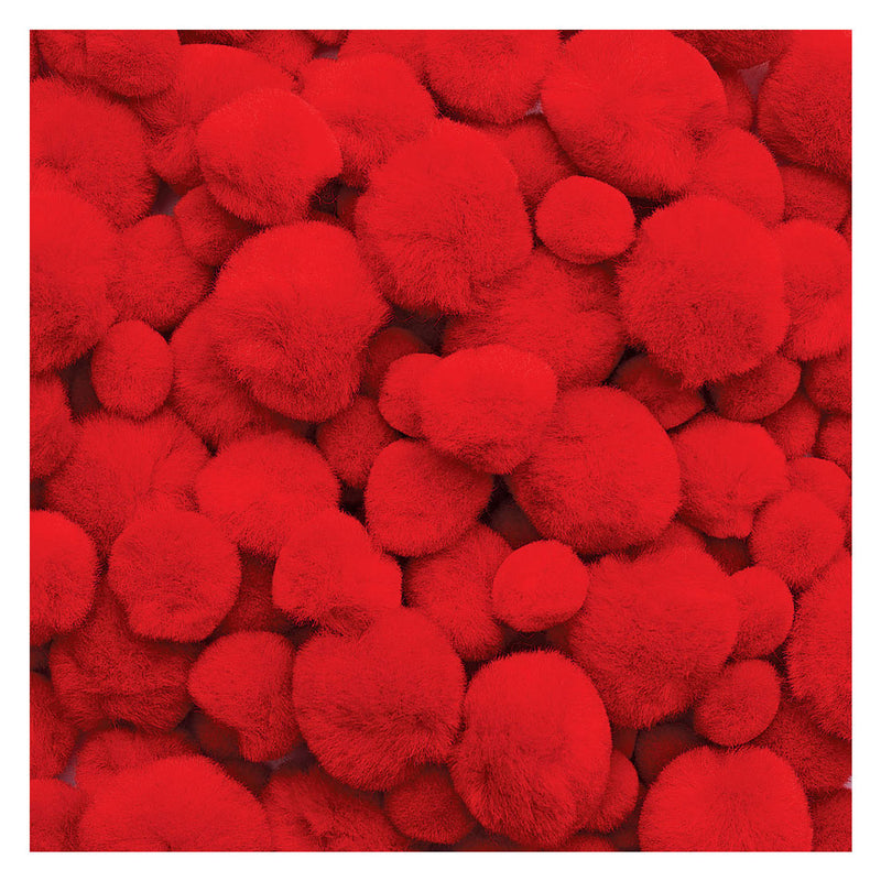 Afbeelding laden in galerijviewer, Colorations - pom poms rood, 100st.
