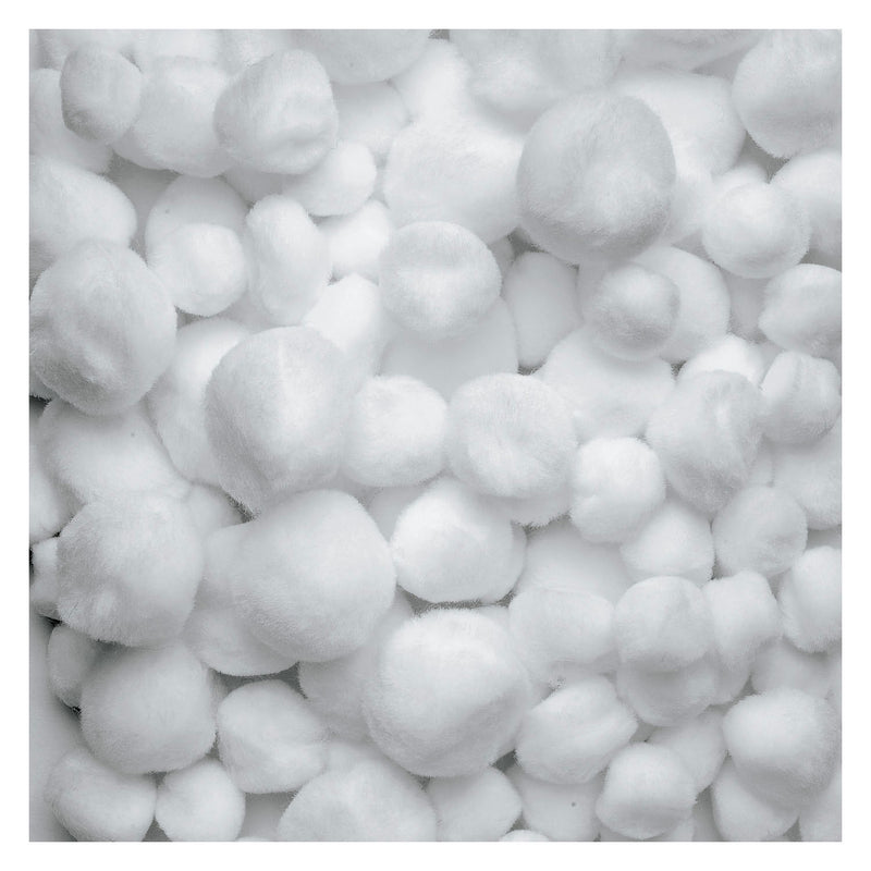 Afbeelding laden in galerijviewer, Colorations - pom poms wit, 100st.