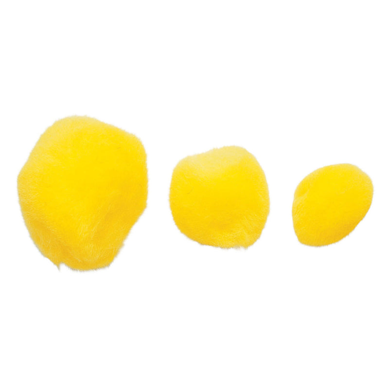 Afbeelding laden in galerijviewer, Colorations - pom poms geel, 100st.