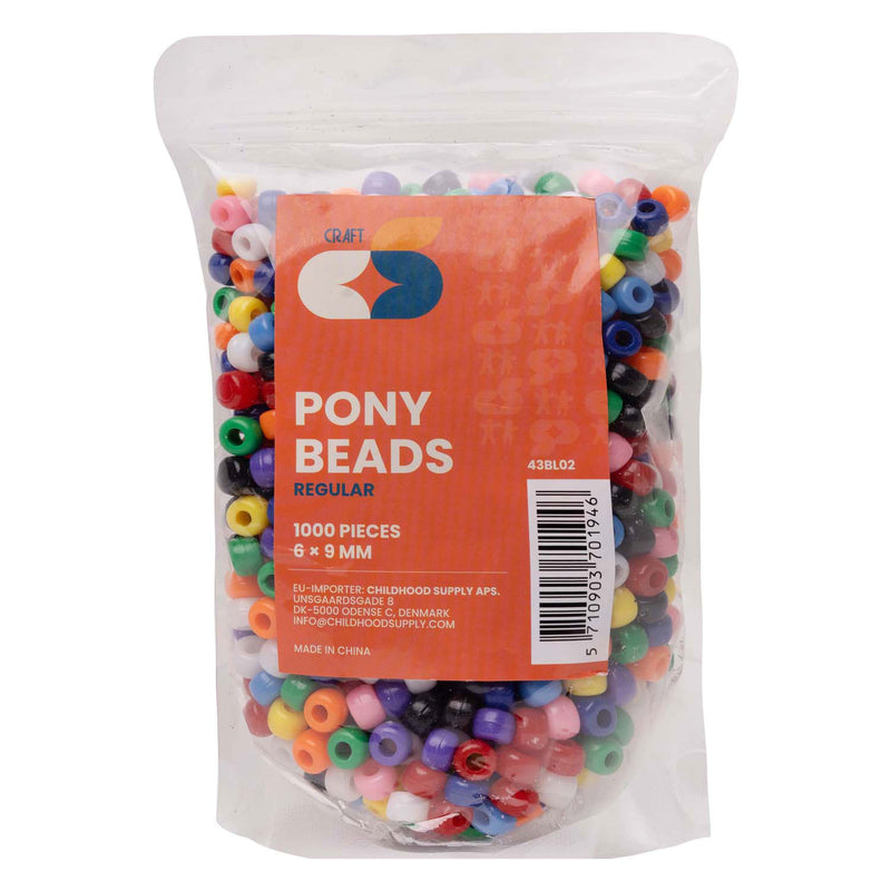 Afbeelding laden in galerijviewer, Colorations - pony kralen standaard 6x9 mm, 1000st.