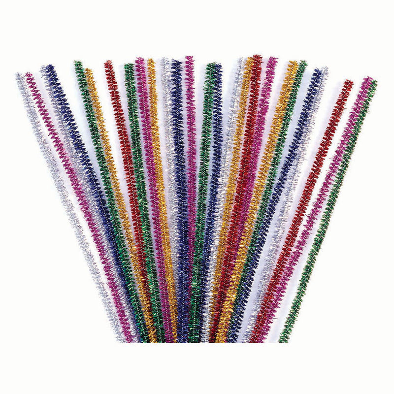 Afbeelding laden in galerijviewer, Colorations - glitter chenilledraad, 50st.