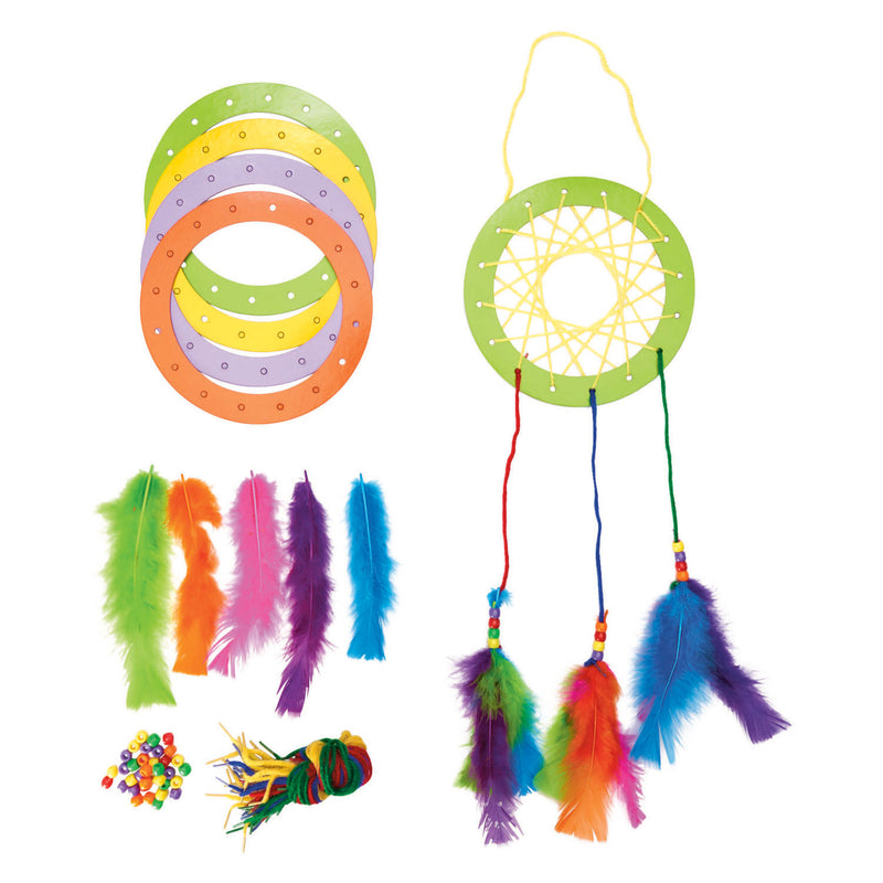 Afbeelding laden in galerijviewer, Colorations - knutselset kleurrijke dromenvangers - set van 12