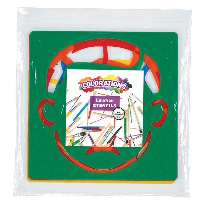 Afbeelding laden in galerijviewer, Colorations - herbruikbare emoties sjablonen - 6st.