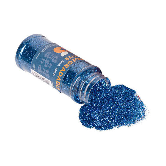 Afbeelding laden in galerijviewer, Biodegradable glitter - blauw - 120 gram