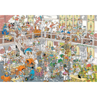 Afbeelding laden in galerijviewer, Jan van haasteren legpuzzel - de verbouwing, 3000st.