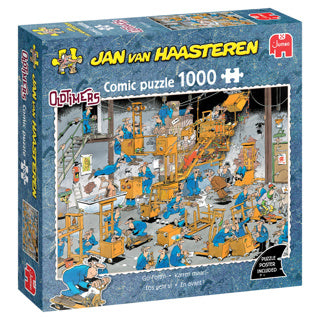 Afbeelding laden in galerijviewer, Jan van haasteren jvh puzzel oldtimer karren maar 1000 stukjes