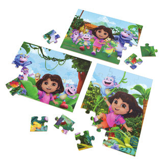 Afbeelding laden in galerijviewer, Spin master games 3-pack houten dora-puzzels, elk 24 stukken, kinderpuzzel, illustraties
