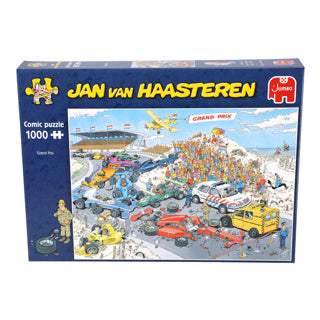 Afbeelding laden in galerijviewer, Jan van Haasteren - legpuzzel Formule 1 De Start 1000 stukjes