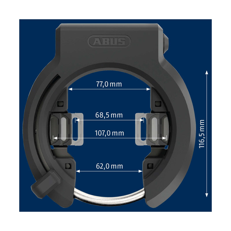 Afbeelding laden in galerijviewer, Abus Frame ringslot 6950M R XPlus. Security Level 9. Met grote wiel opening